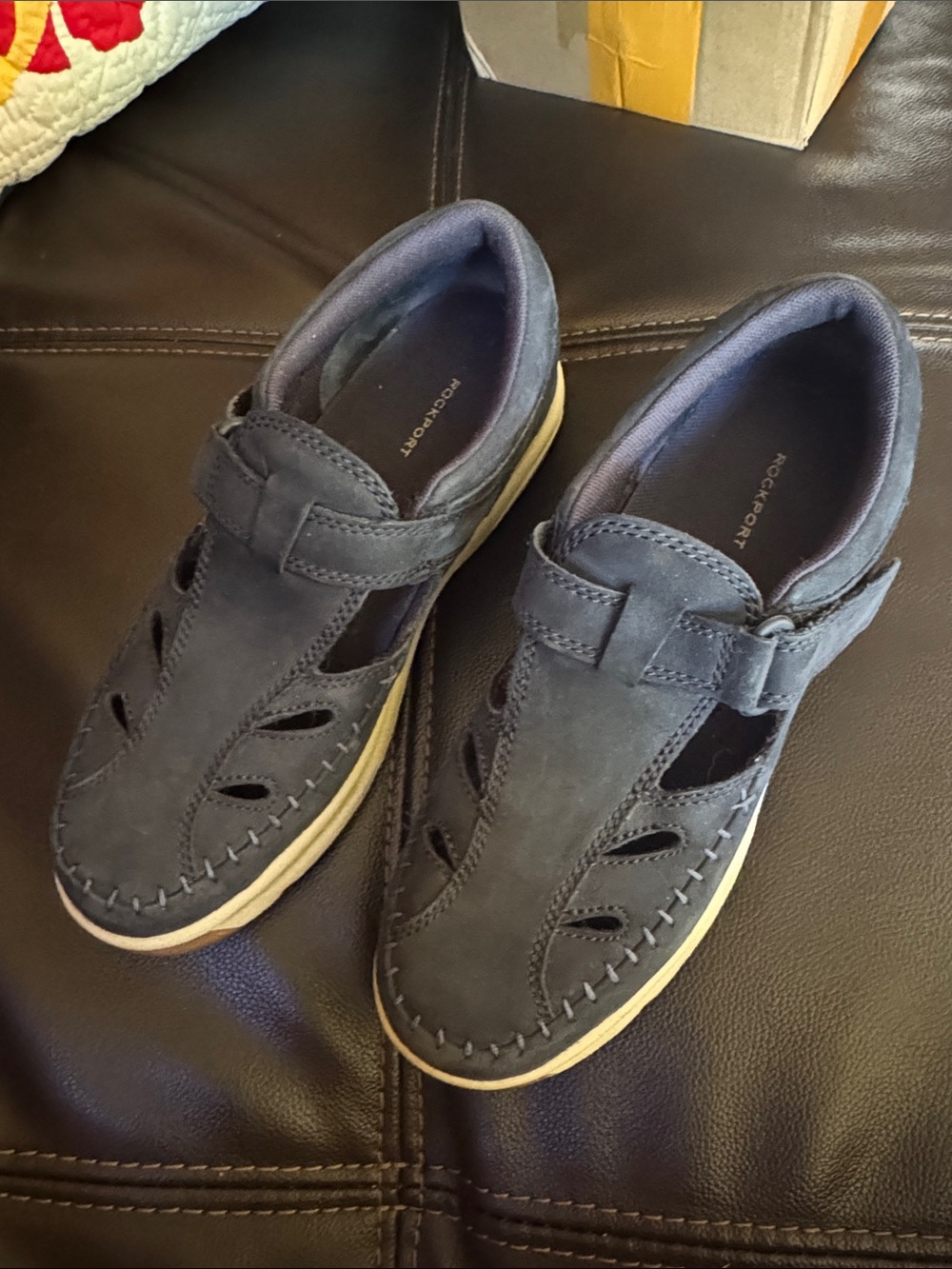 Rockport Nubuck Leather Sandals